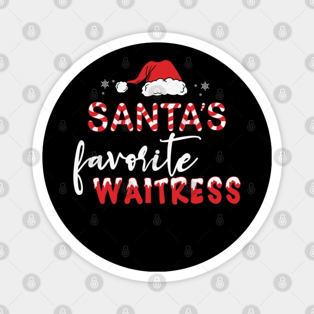 Santa's Favorite waitress Magnet by MZeeDesigns